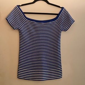Madewell NWT Striped Stretch Rib Top